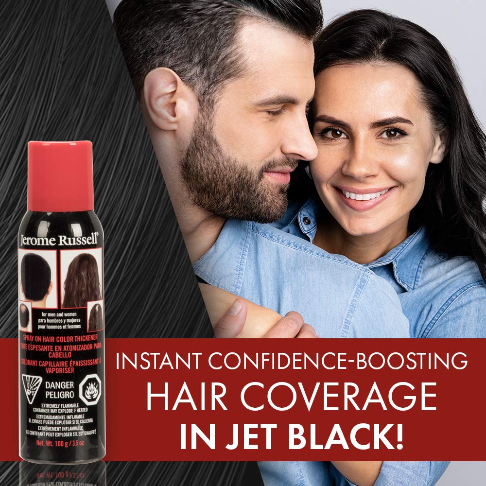 Jerome Russell Hair Color Thickener Jet Black - Thumbnail 2