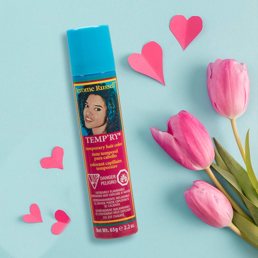 Jerome Russell Intense Blue On Hair Dye Fast Drying Non Sticky Vivid Color for - Thumbnail 3