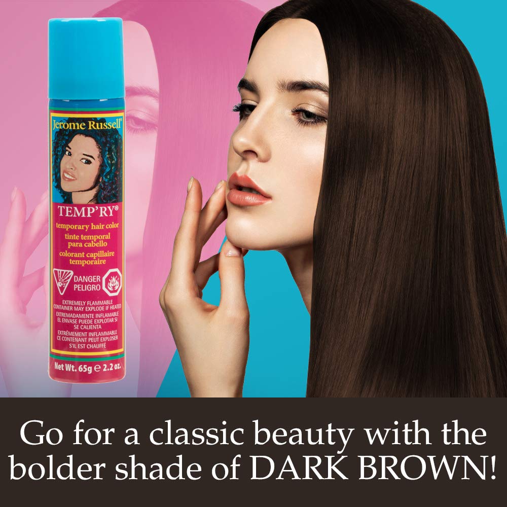 Jerome Russell Dark Brown Hair Tint Intense On Instant Vivid Fast Drying Non - Thumbnail 2