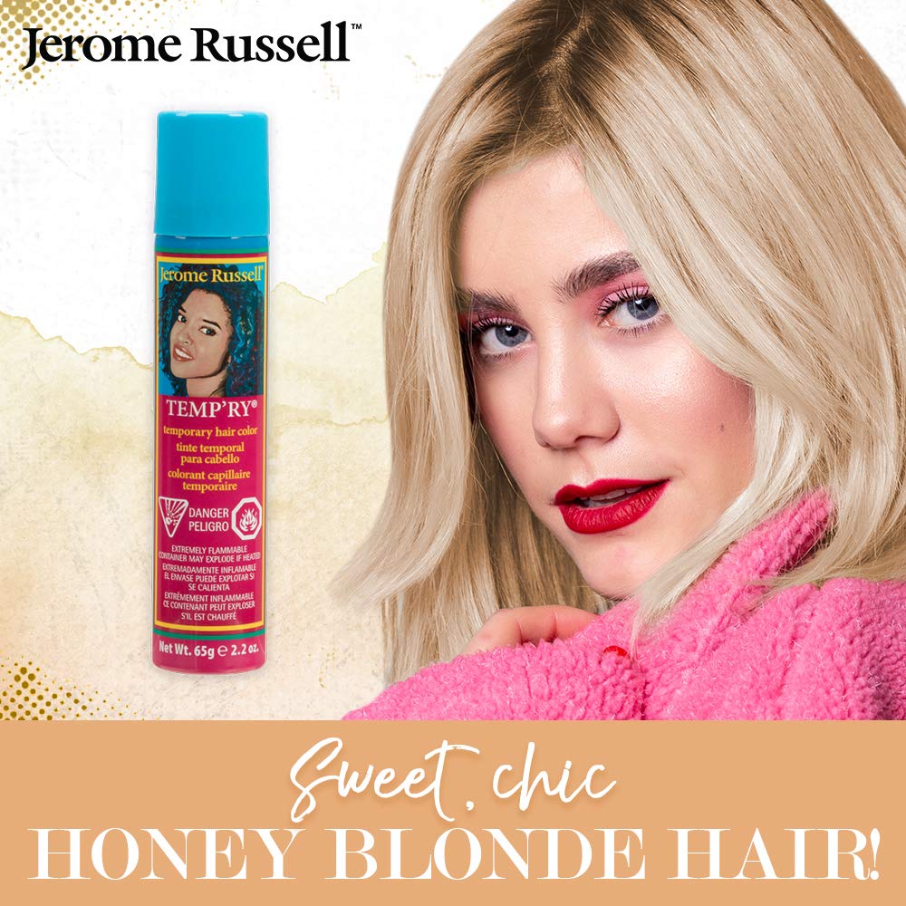 Jerome Russell Temporary Hair Color Honey Blonde Intense On Temporary Hair - Thumbnail 2