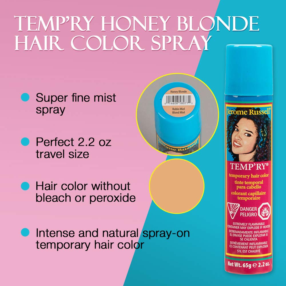 Jerome Russell Temporary Hair Color Honey Blonde Intense On Temporary Hair - Thumbnail 3