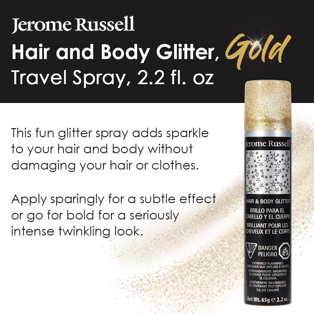 Jerome Russell Temporary Hair and Body Glitter Color Travel Lightweight Adds - Thumbnail 3