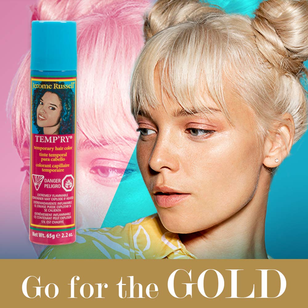 Jerome Russell Temporary Hair Color Gold Intense On Temporary Hair Color Fast - Thumbnail 2