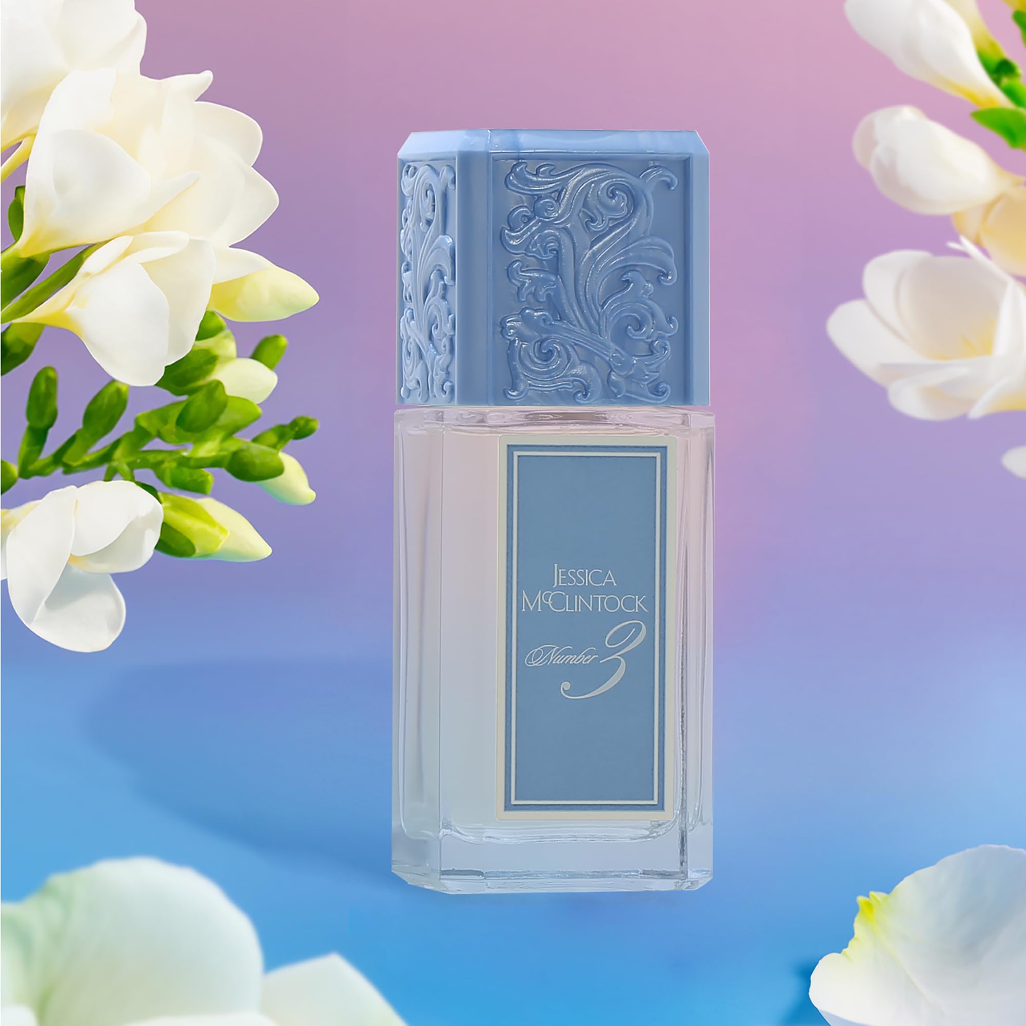 Jessica Mcclintock Number 3 Romantic Floral With Jasmine Lilac Lily of the - Thumbnail 3