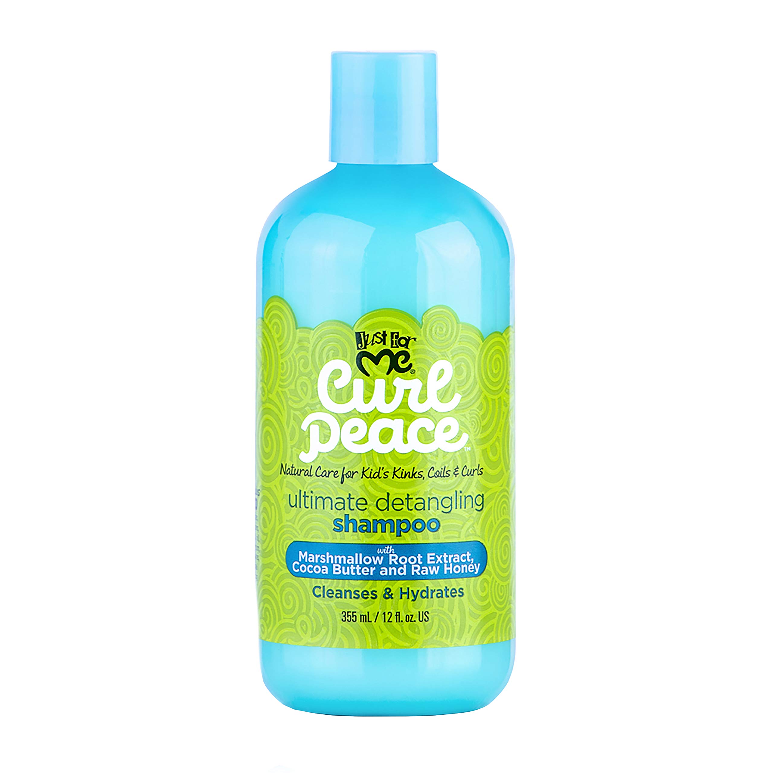 Just for Me Curl Peace Ultimate Detangling Shampoo Cleanses Hydrates Contains