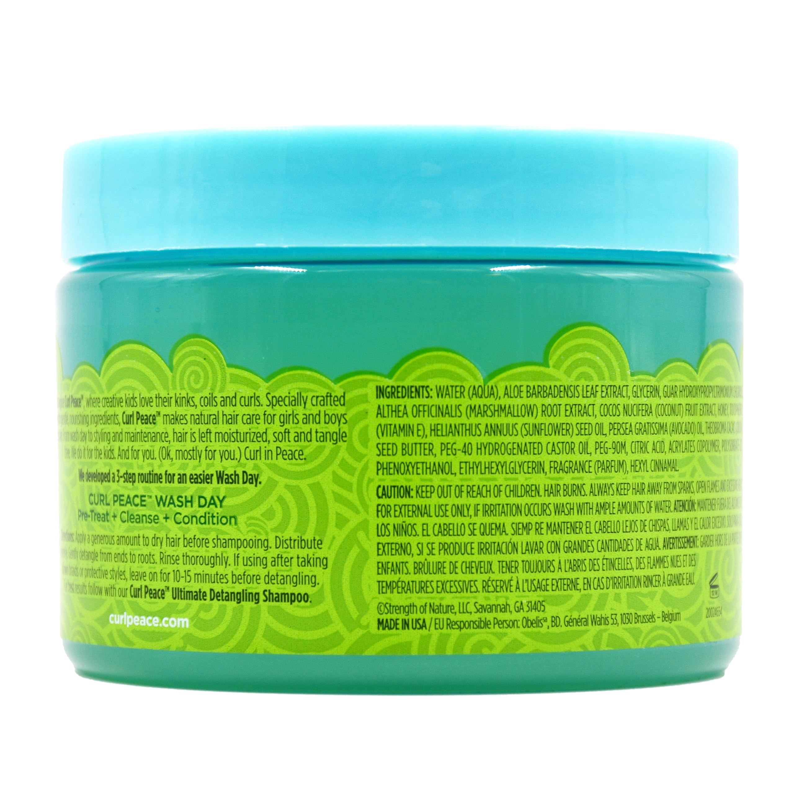 Just for Me Curl Peace Tender Head Detangling Treatment Rinses Away Knots Pre - Thumbnail 3
