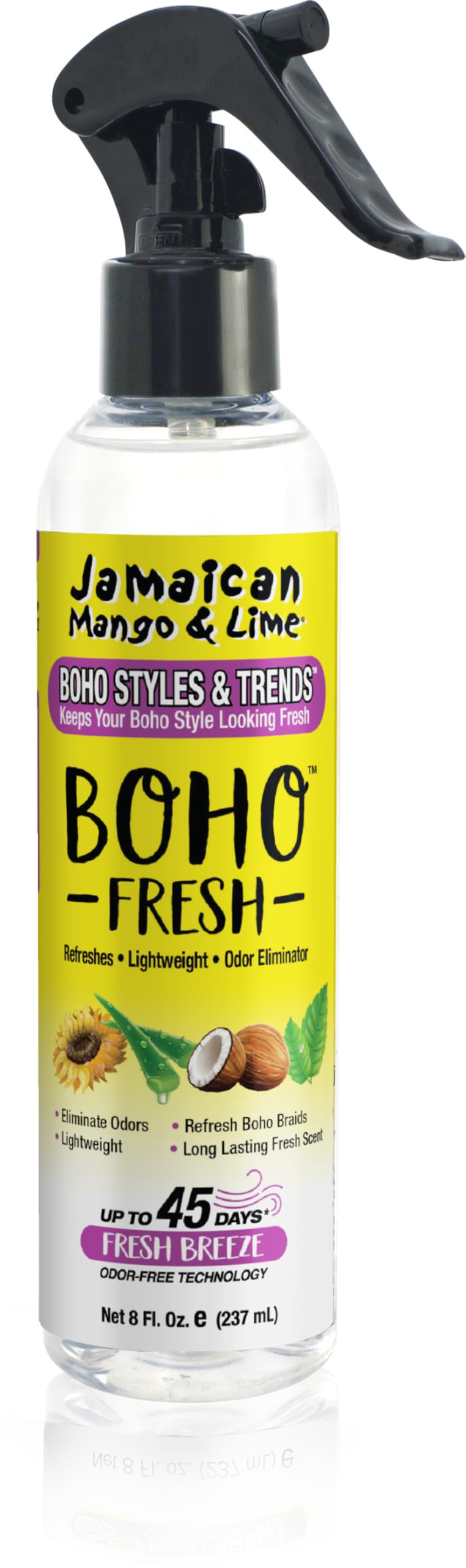 Jamaican Mango Lime Boho Styles Trends Braid Fresh Scalp Mist for Boho Braids