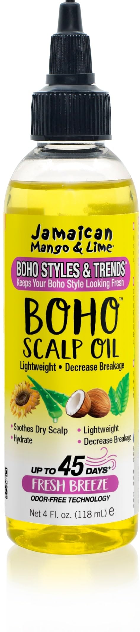Jamaican Mango Lime Braids Boho Styles Trends Scalp Oil Lightweight Nourishing
