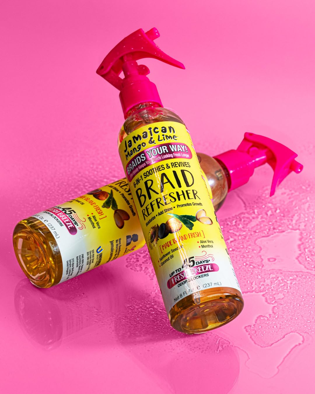 Jamaican Mango Lime Braids Your Way 6 In 1 Braid Refresher Scalp Mist for - Thumbnail 2
