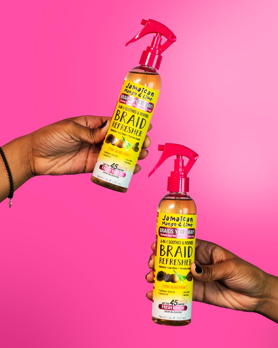 Jamaican Mango Lime Braids Your Way 6 In 1 Braid Refresher Scalp Mist for