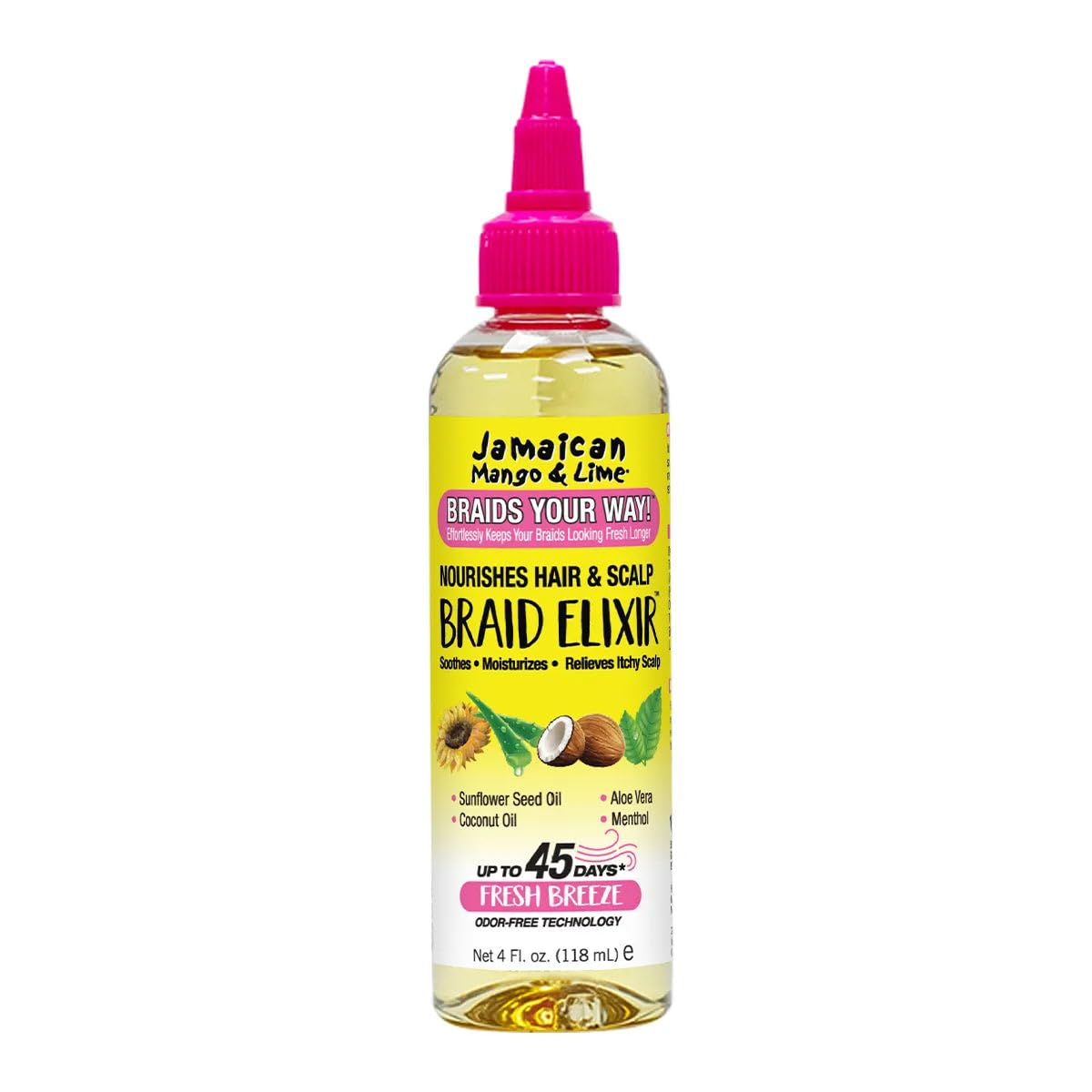 Jamaican Mango Lime Braids Your Way Elixir Lightweight Nourishing Oil for Boho