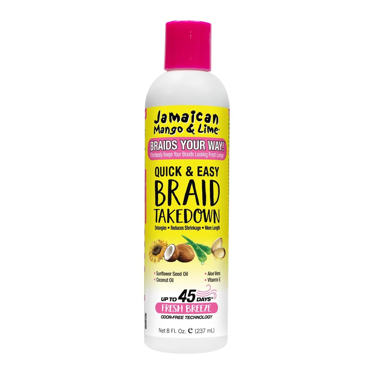 Jamaican Mango Lime Braids Your Way Quick Easy Braid Takedown Lotion Detangling