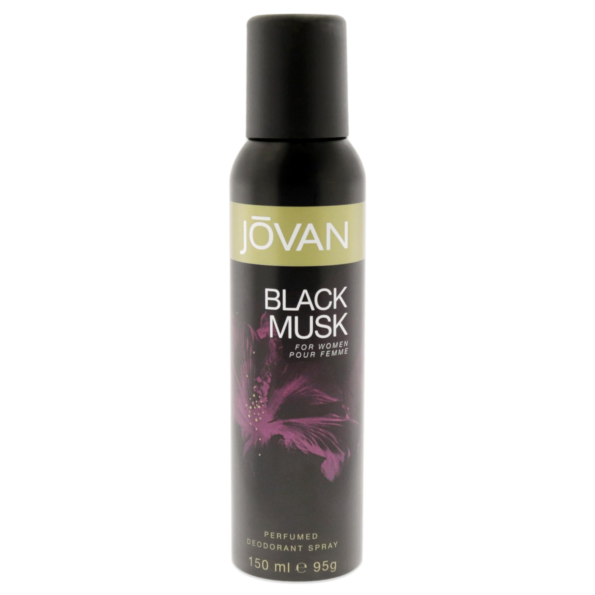 JOVAN BLACK MUSK(W)5.0ozDEO SP(150ml)