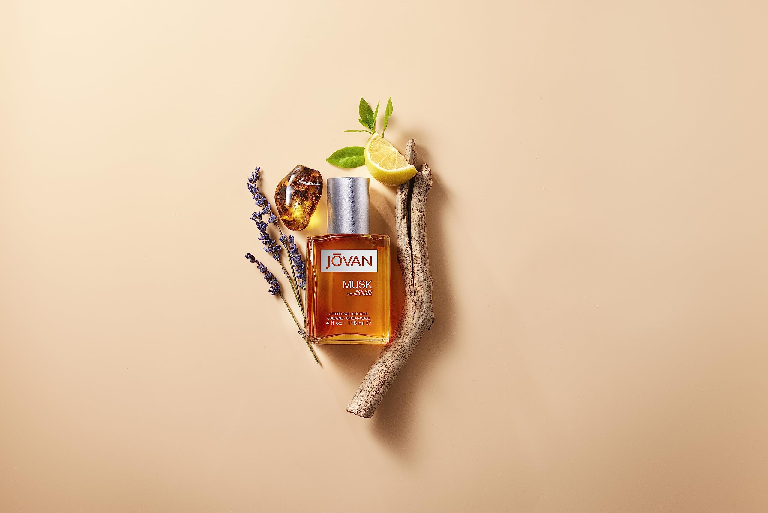 [After Shave] Jovan Musk Aftershave 8 Fl Oz Notes of Carnation Lavender and Amber Everyday - Thumbnail 2