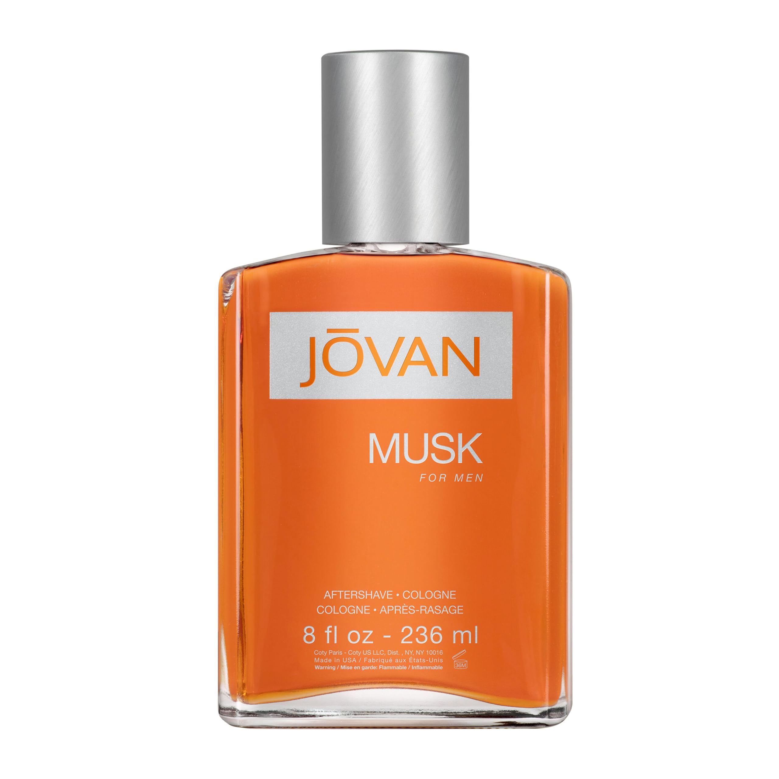 [After Shave] Jovan Musk Aftershave 8 Fl Oz Notes of Carnation Lavender and Amber Everyday