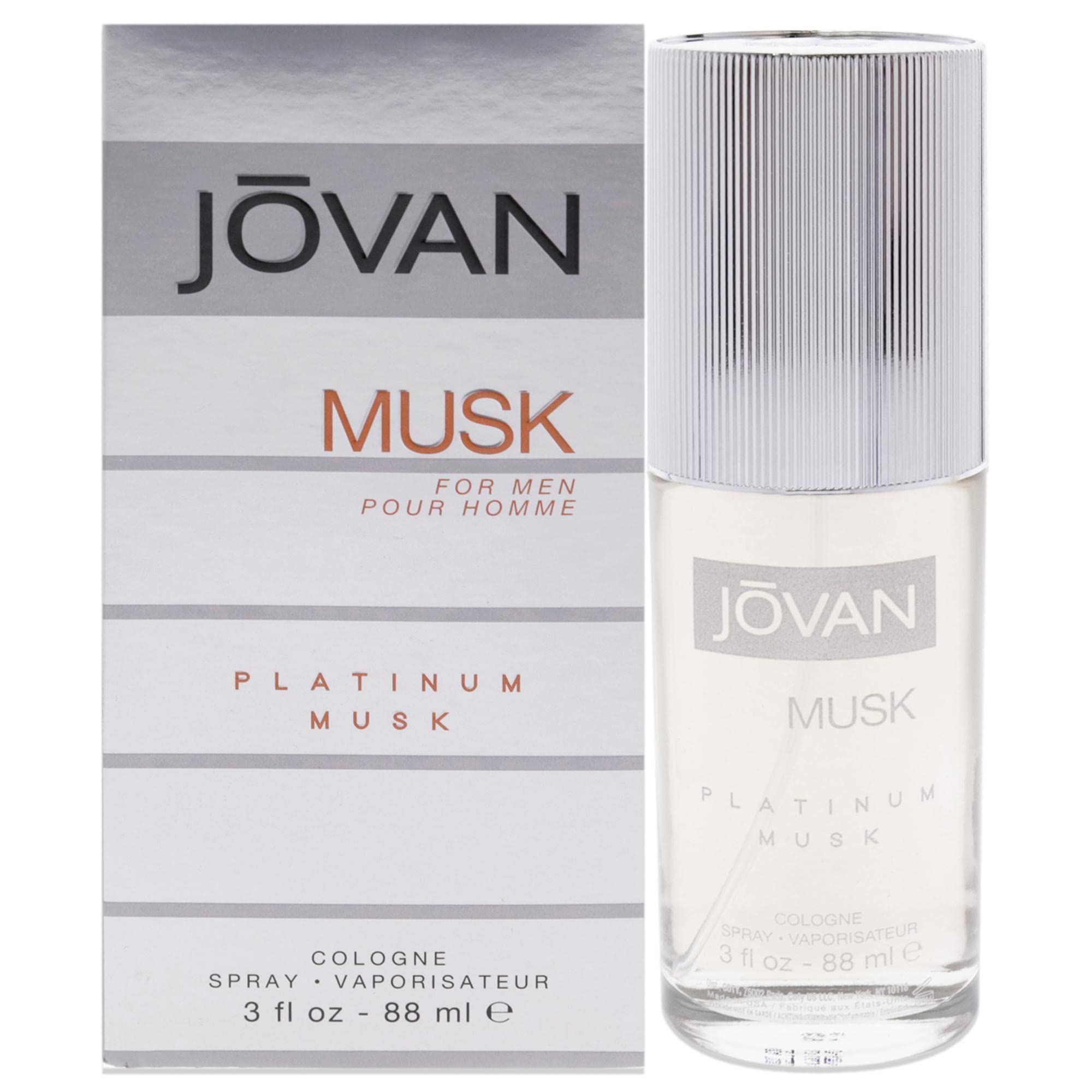 Jovan Jovan Platinum Musk Men EDC 3 oz