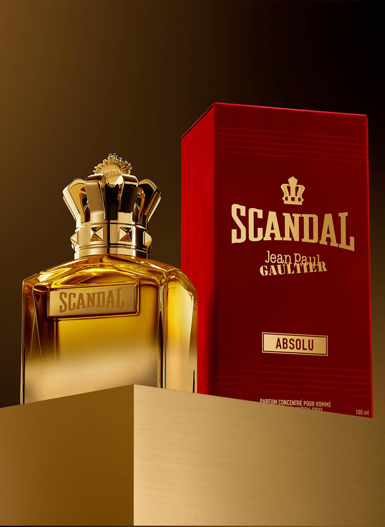 Jean Paul Gaultier Scandal Absolu Parfum Fragrances 8435415080378 For Men 1.7 oz - Thumbnail 2