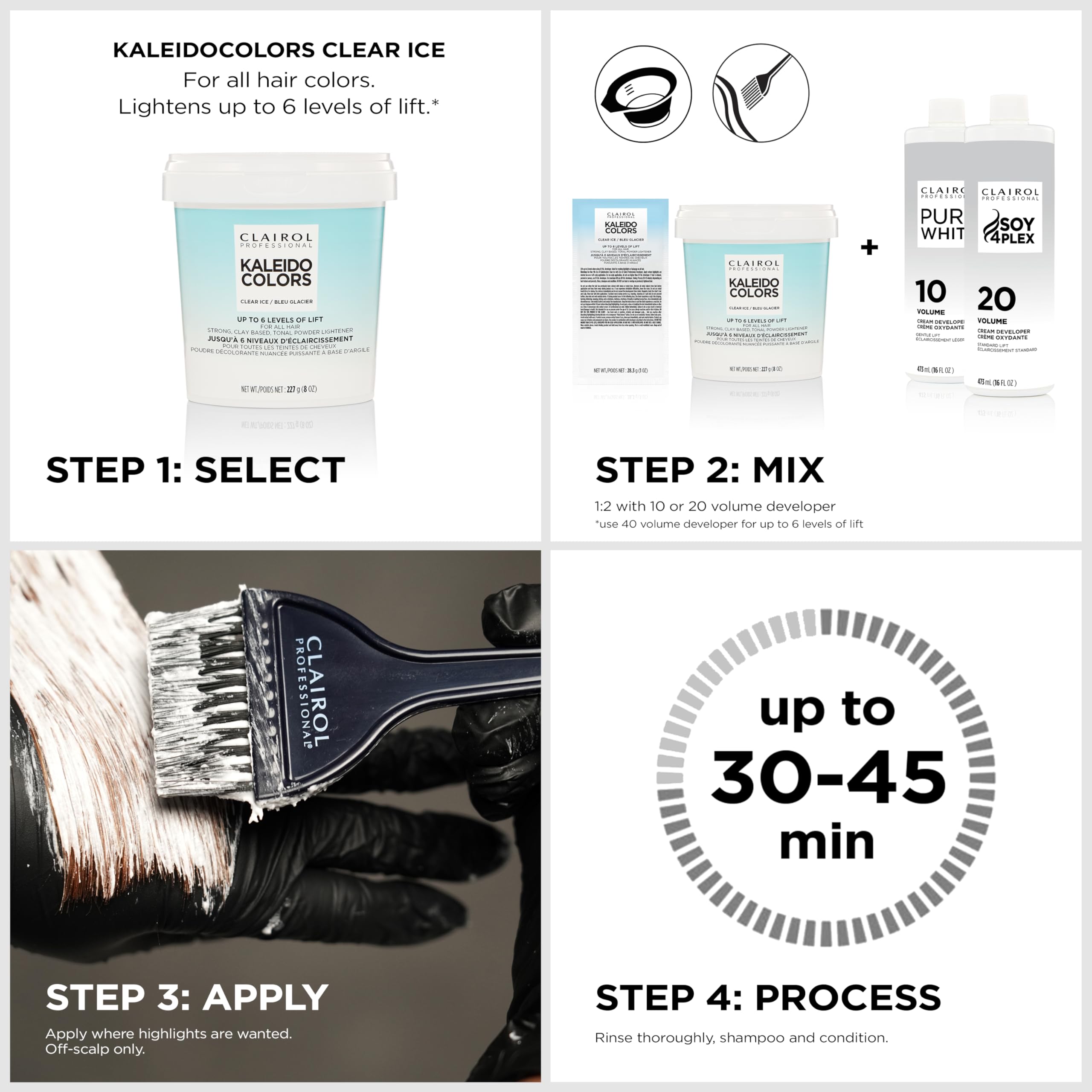 Clairol Professional Kaleidocolors Neutral Tub 8 oz - Thumbnail 2