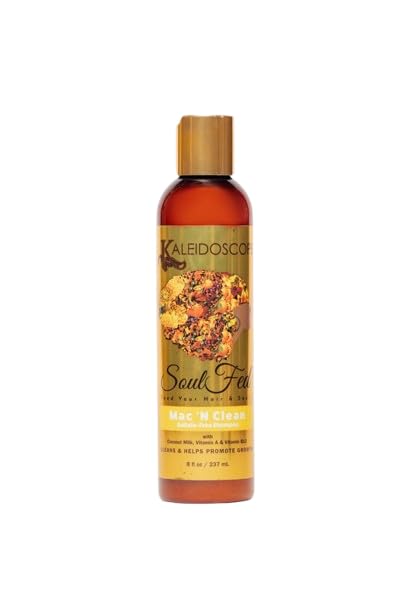 Kaleidoscope Miracle Drops Soul Fed Mac 'n Clean Hair Shampoo Nourishes Brittle