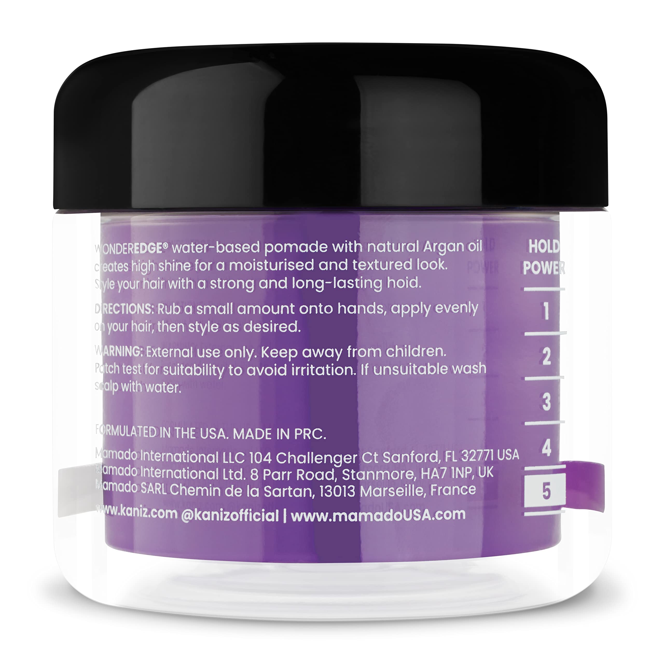 Kaniz Wonderedge Water Based Pomade Grape 4 Fl Oz - Thumbnail 3