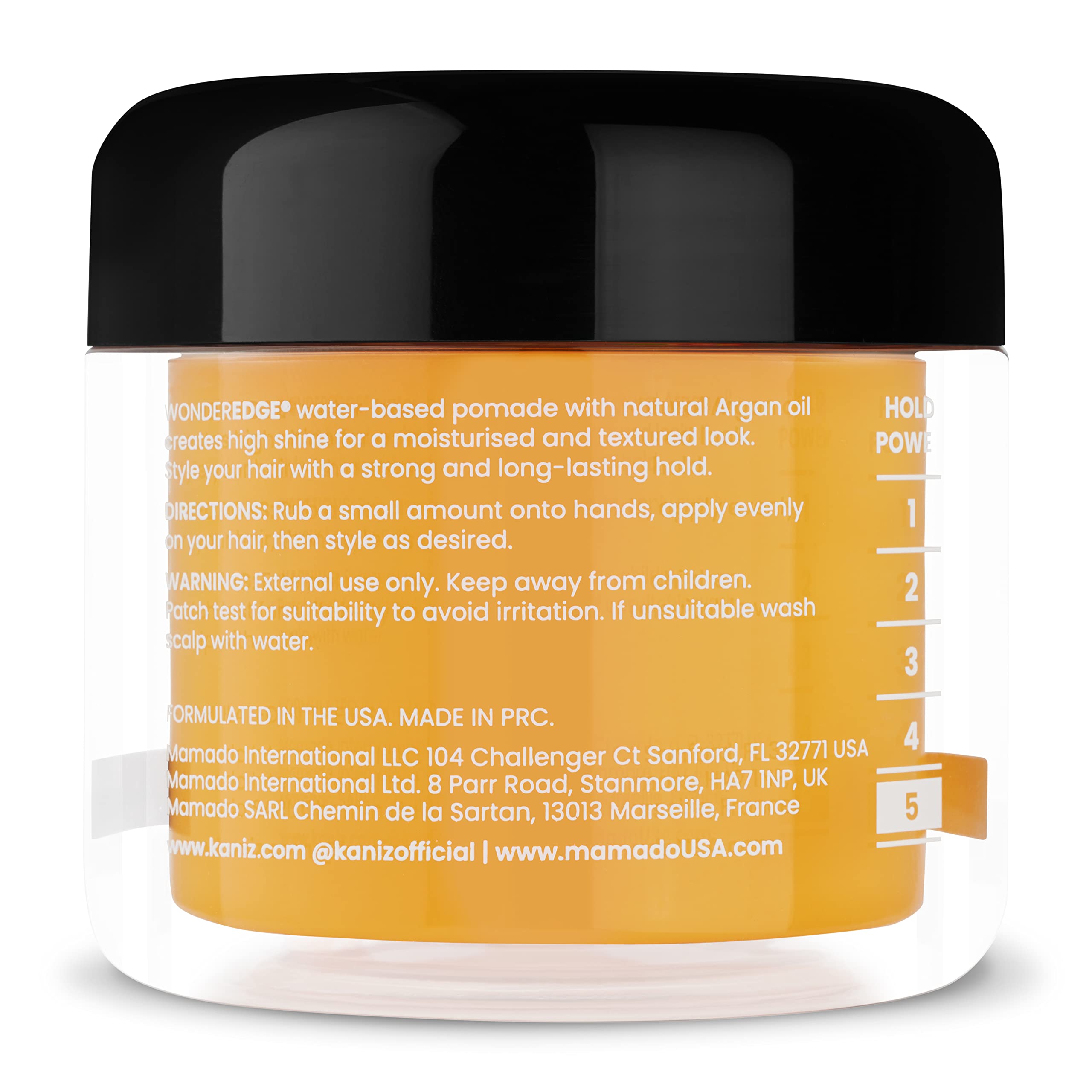 Kaniz Wonderedge Water Based Pomade Mango Papaya 4 Fl Oz - Thumbnail 3