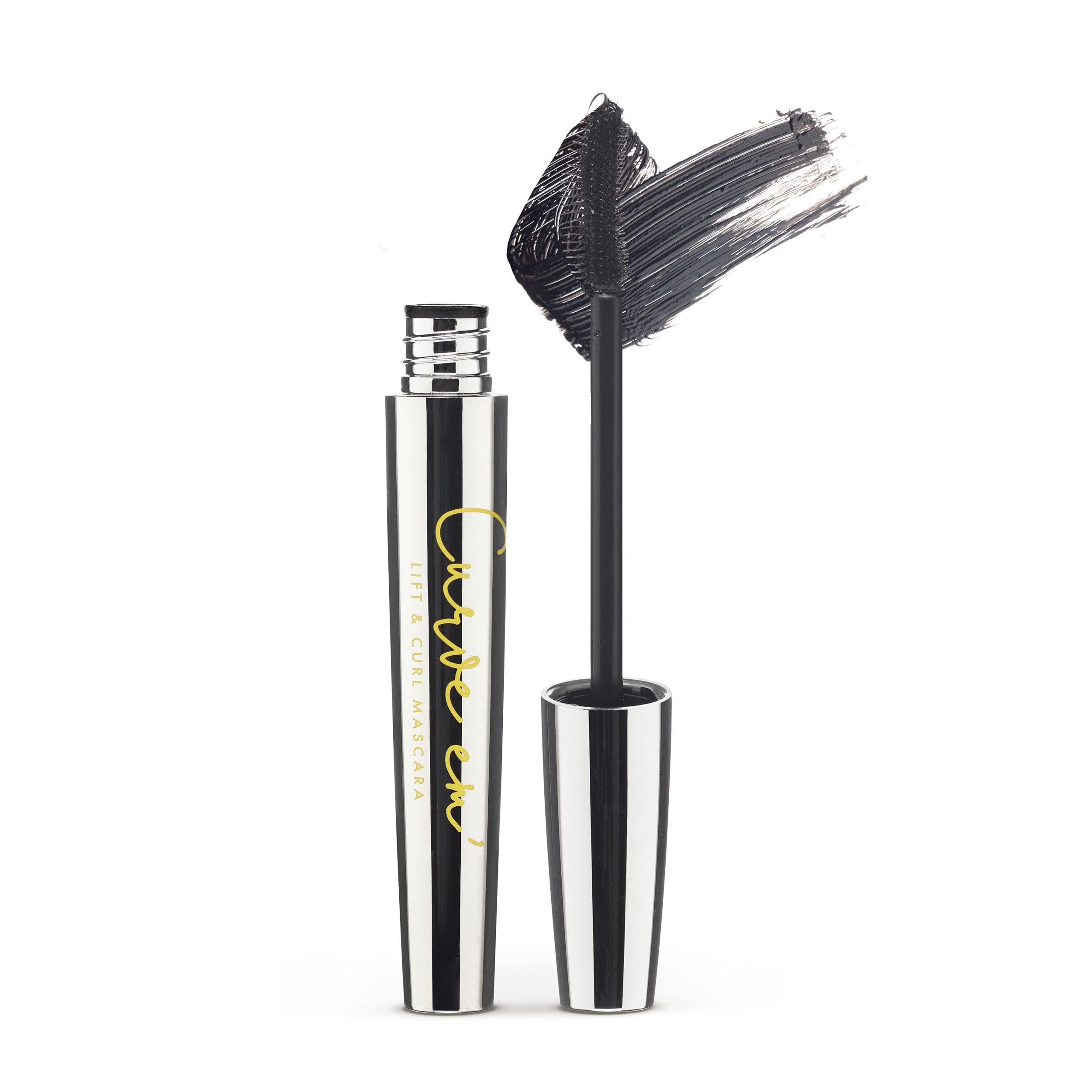 (4-pack) KARA BEAUTY CURVE EM' LIFT & CURL Mascara - Vegan Curling Mascara in Black, Smudge Proof & Water Resistant