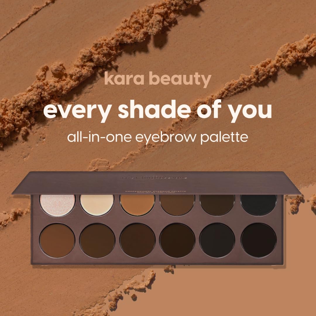 (12-pack) Kara Beauty Every Shade Of You Eyebrow Palette - Thumbnail 2