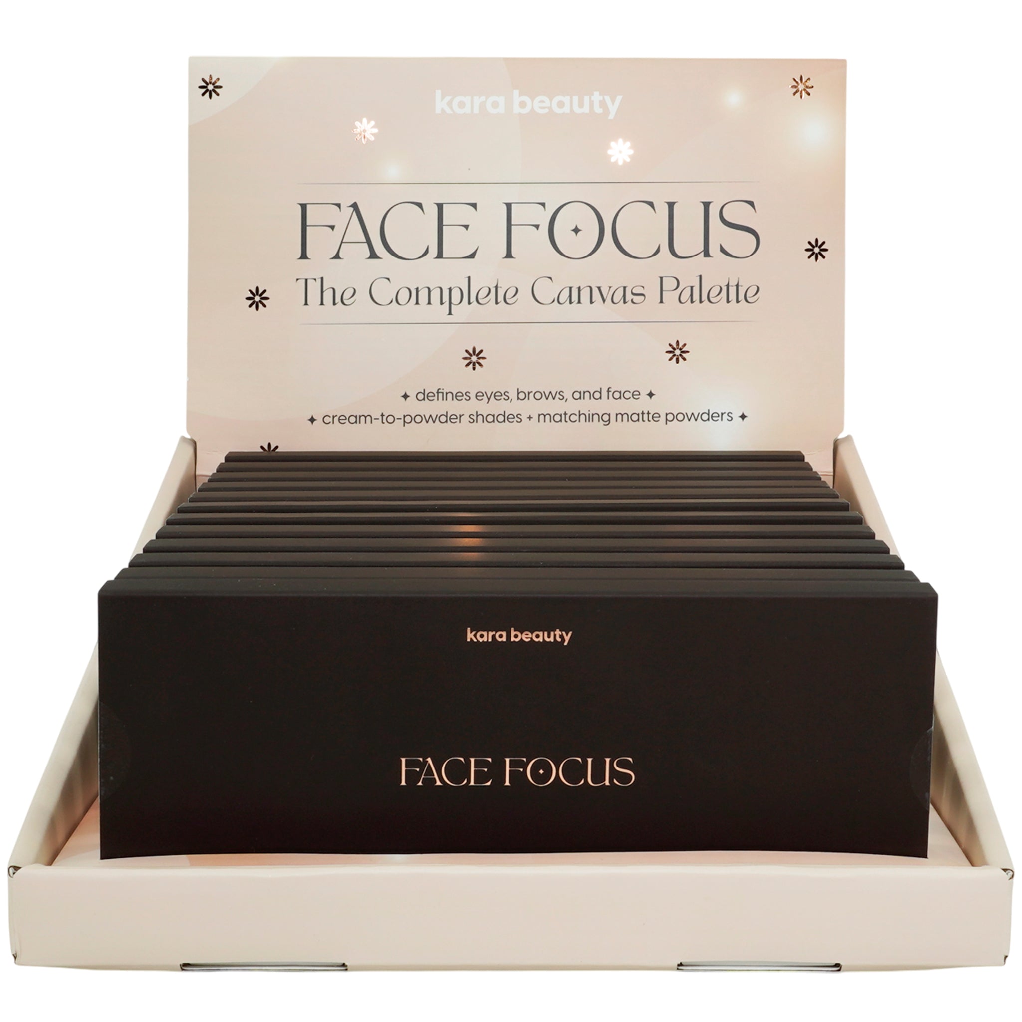 (12-pack) Kara Beauty Face Focus The Complete Canvas Palette