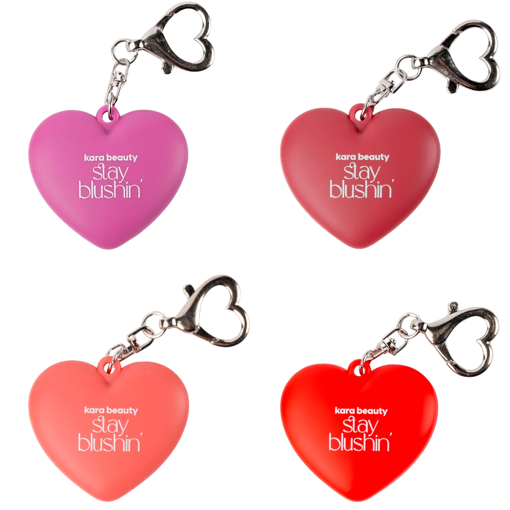 (8-pack) Kara Beauty Stay Blushin' Cream Keychain Flirty Flush - Thumbnail 2