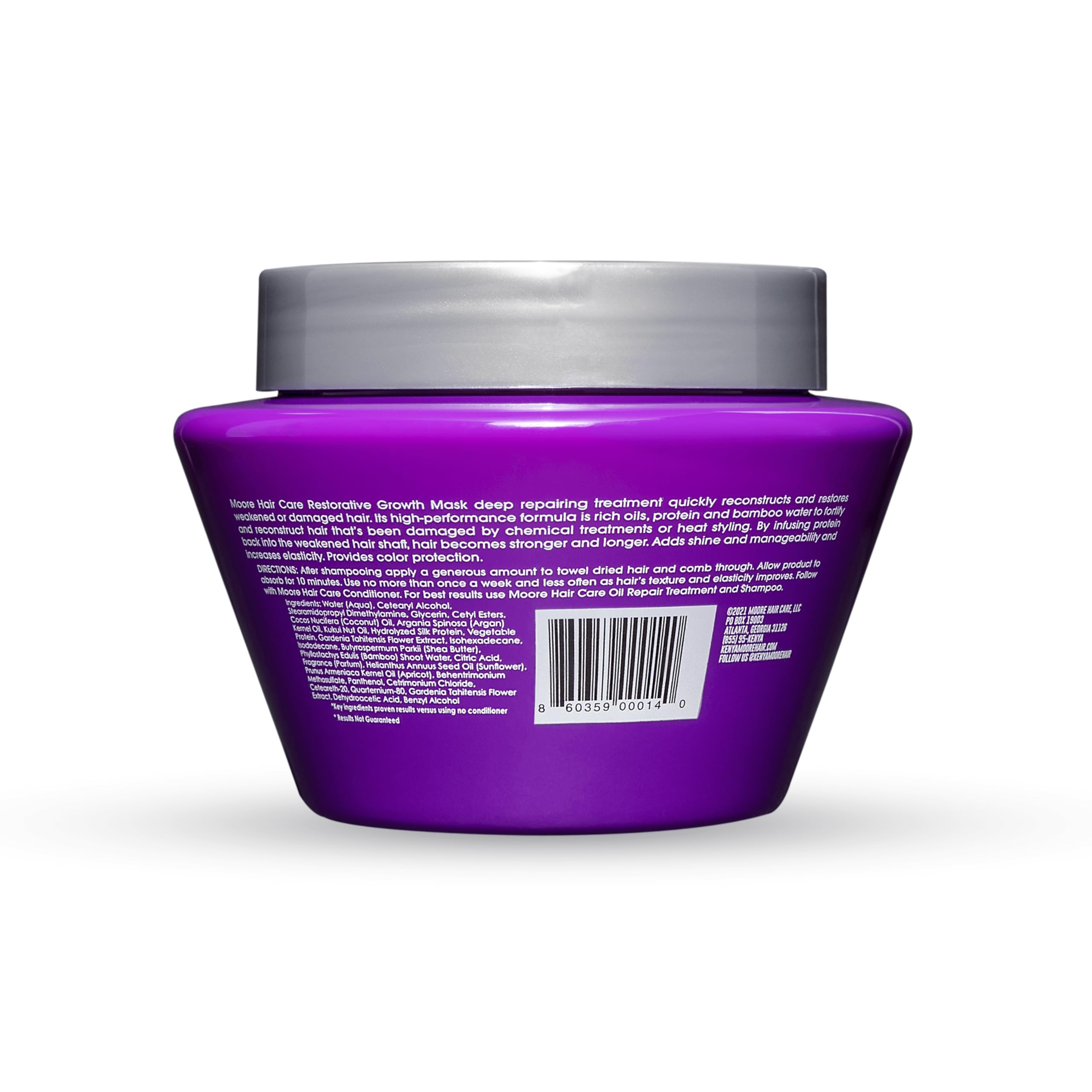 Kenya Moore Hair Care Restorative Growth Mask for Dry Damaged Hair 7.0 Fl. Oz. - Thumbnail 2
