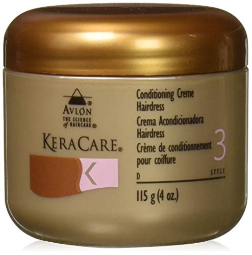 Keracare Conditioning Creme Hairdress 4 oz - Thumbnail 3