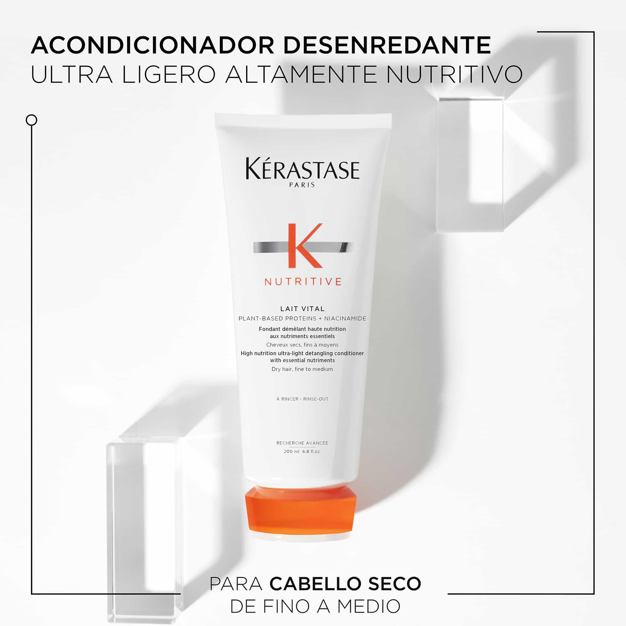Kérastase Nutritive Lait Vital Hydrating Conditioner Adds Moisture Shine and - Thumbnail 3