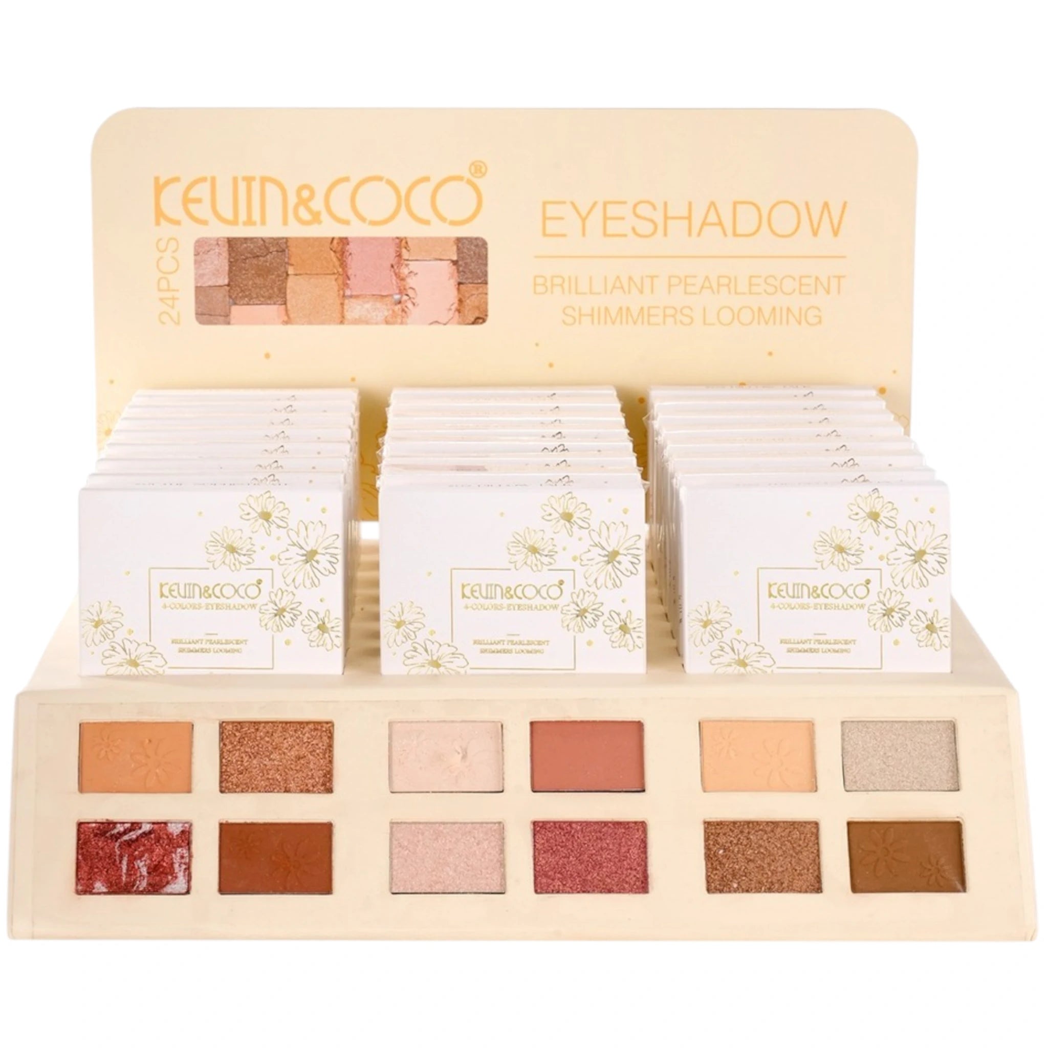 (24-pack) Kevin & Coco 4 Colors Eyeshadow