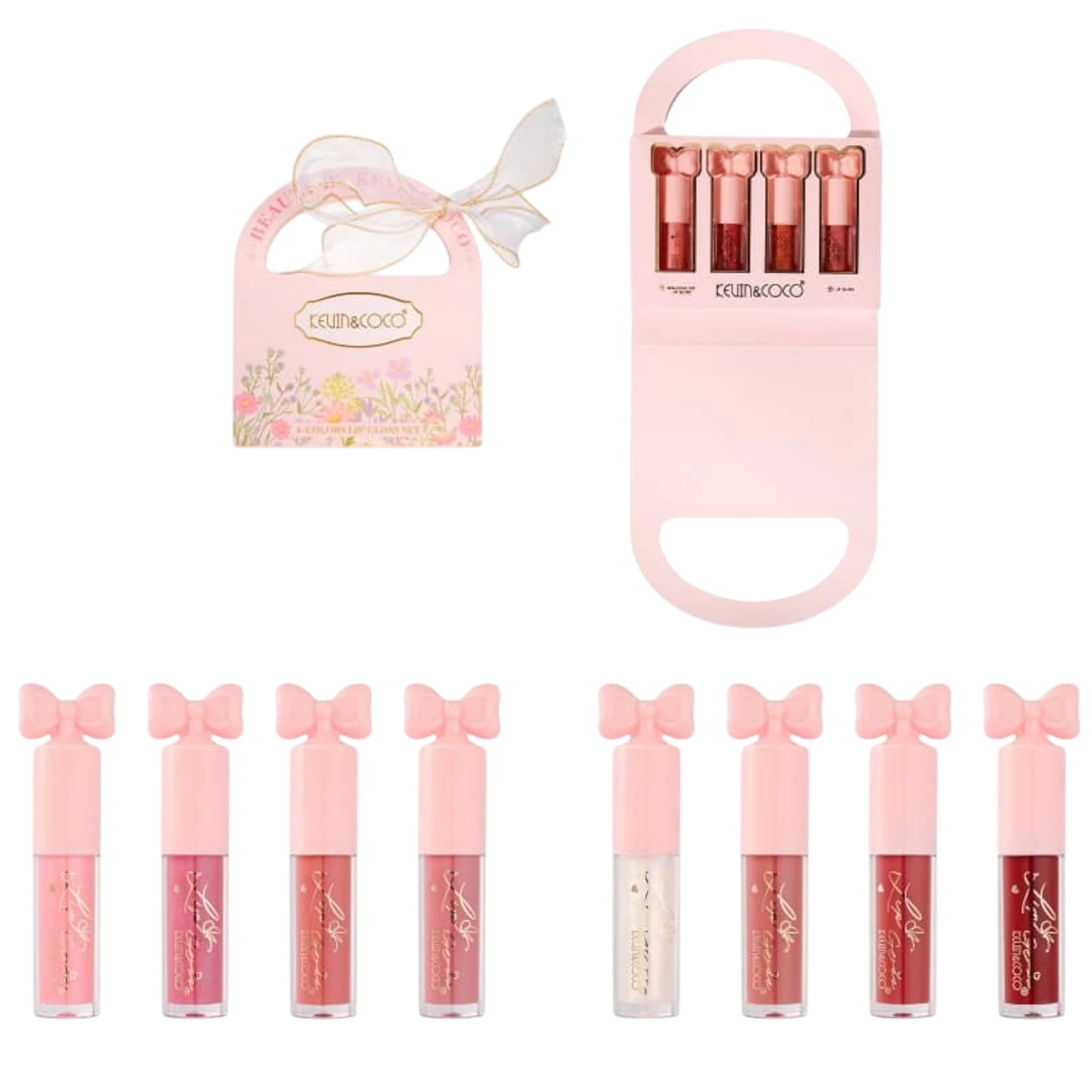 (6-pack) Kevin & Coco 4 Colors Lip Gloss Set - Thumbnail 2