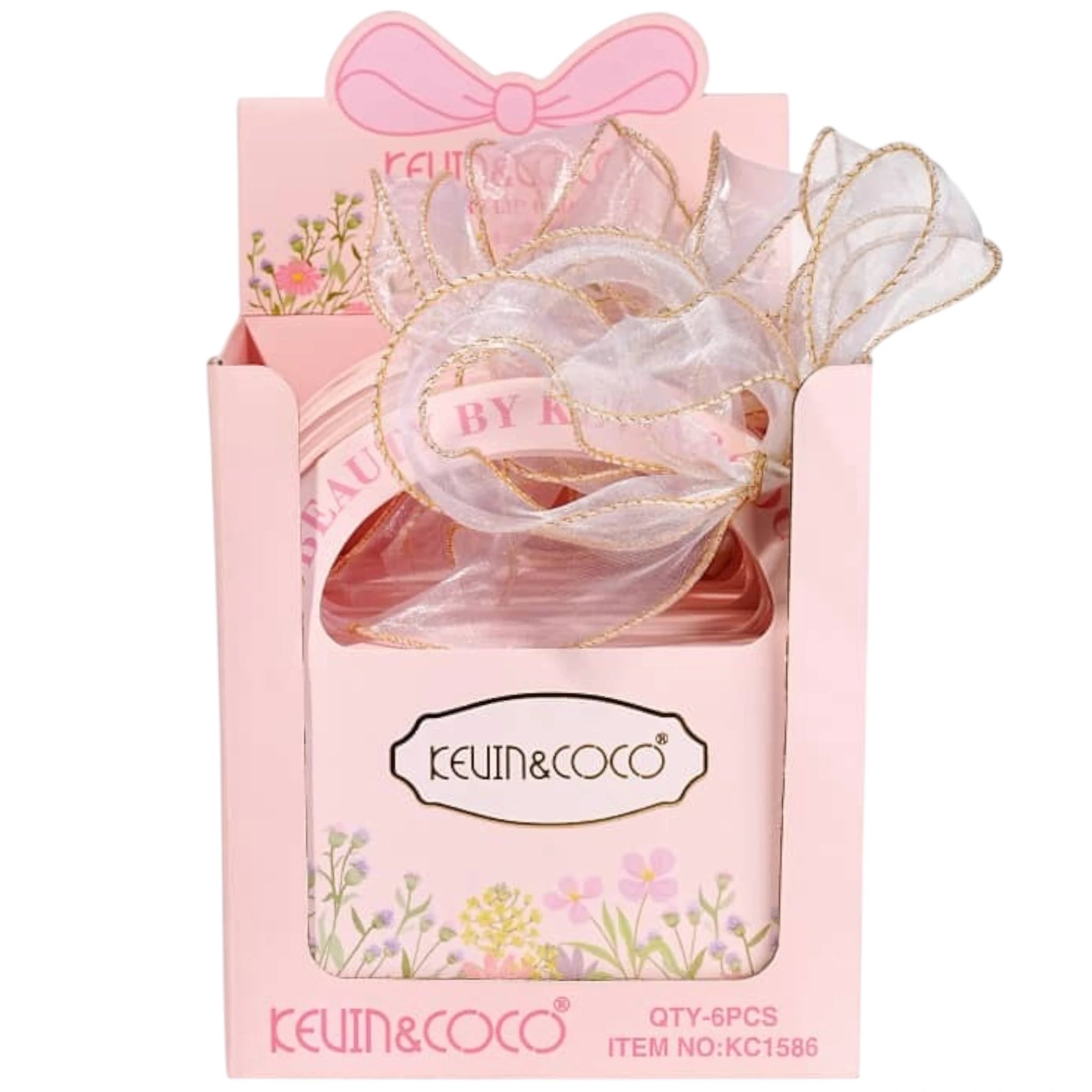 (6-pack) Kevin & Coco 4 Colors Lip Gloss Set