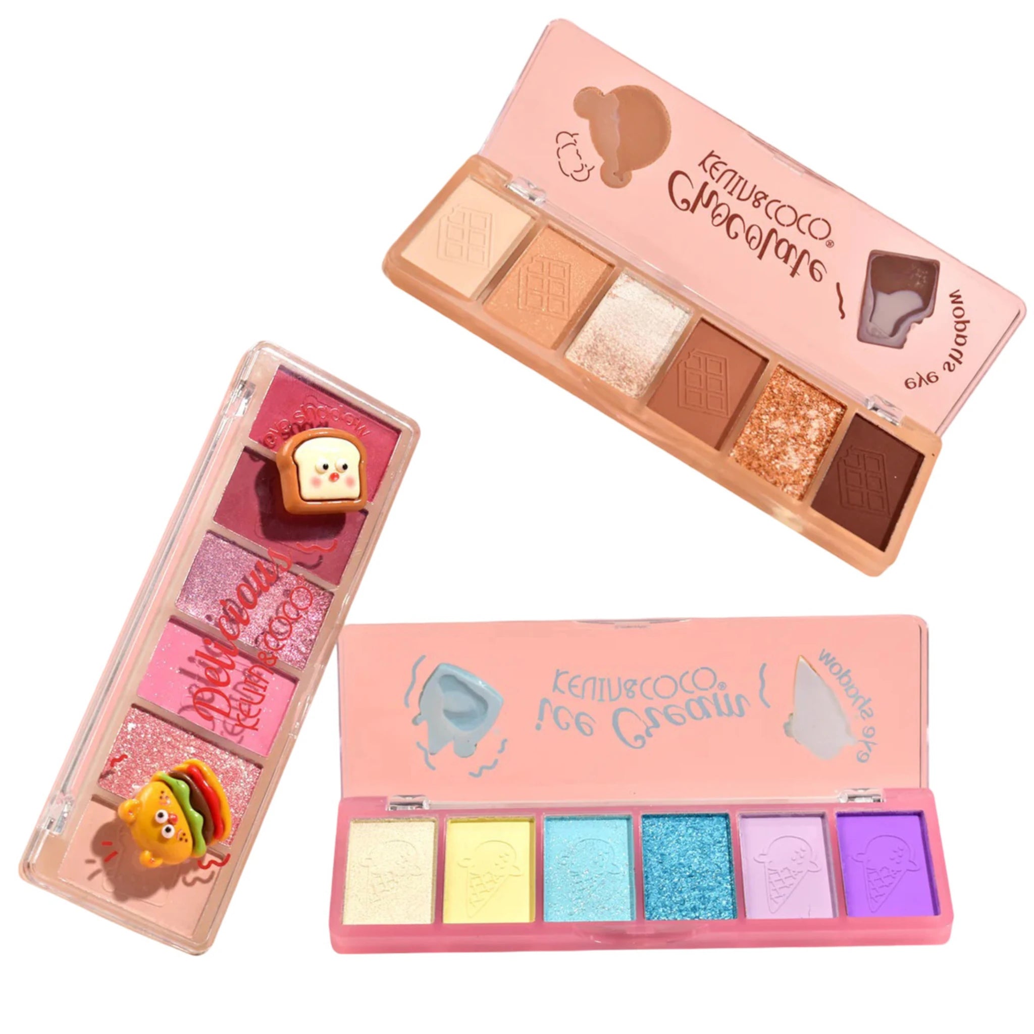 (12-pack) Kevin & Coco 6 Colors Eyeshadow Palette - Thumbnail 2
