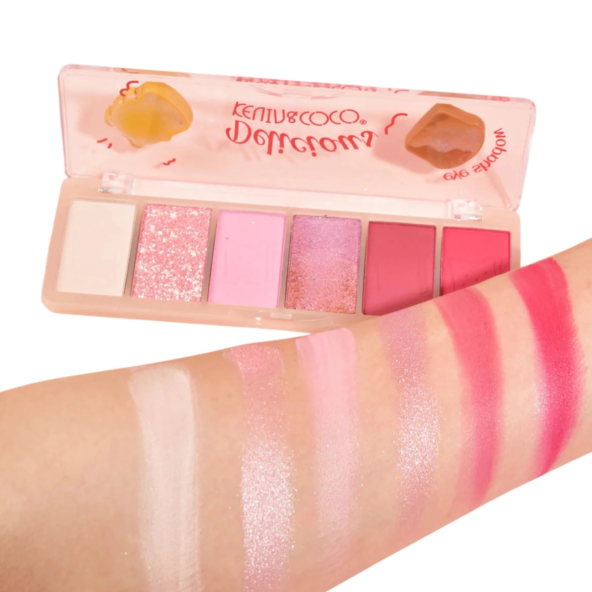(12-pack) Kevin & Coco 6 Colors Eyeshadow Palette - Thumbnail 3