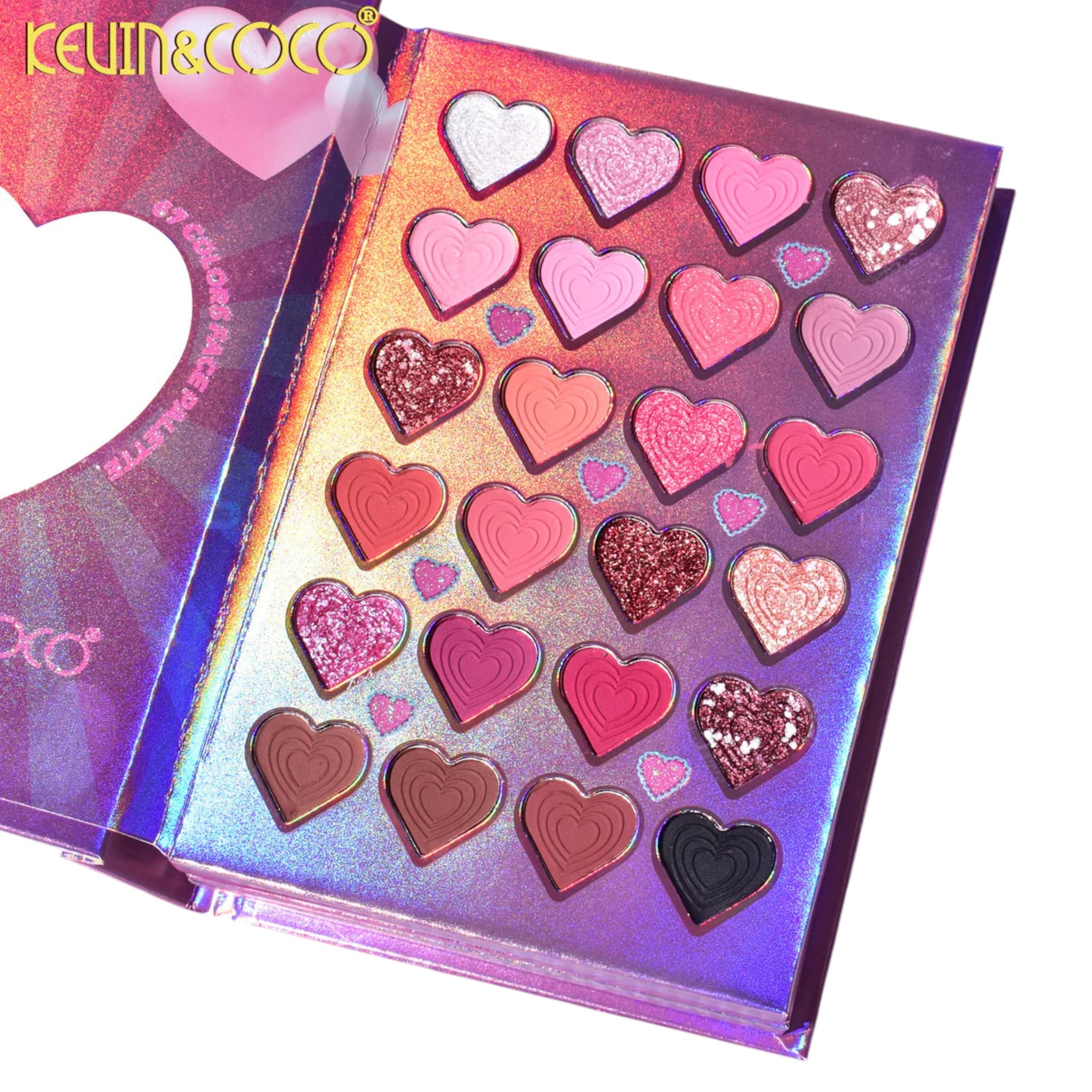 (6-pack) Kevin & Coco 67 Colors Face Palette - Thumbnail 3