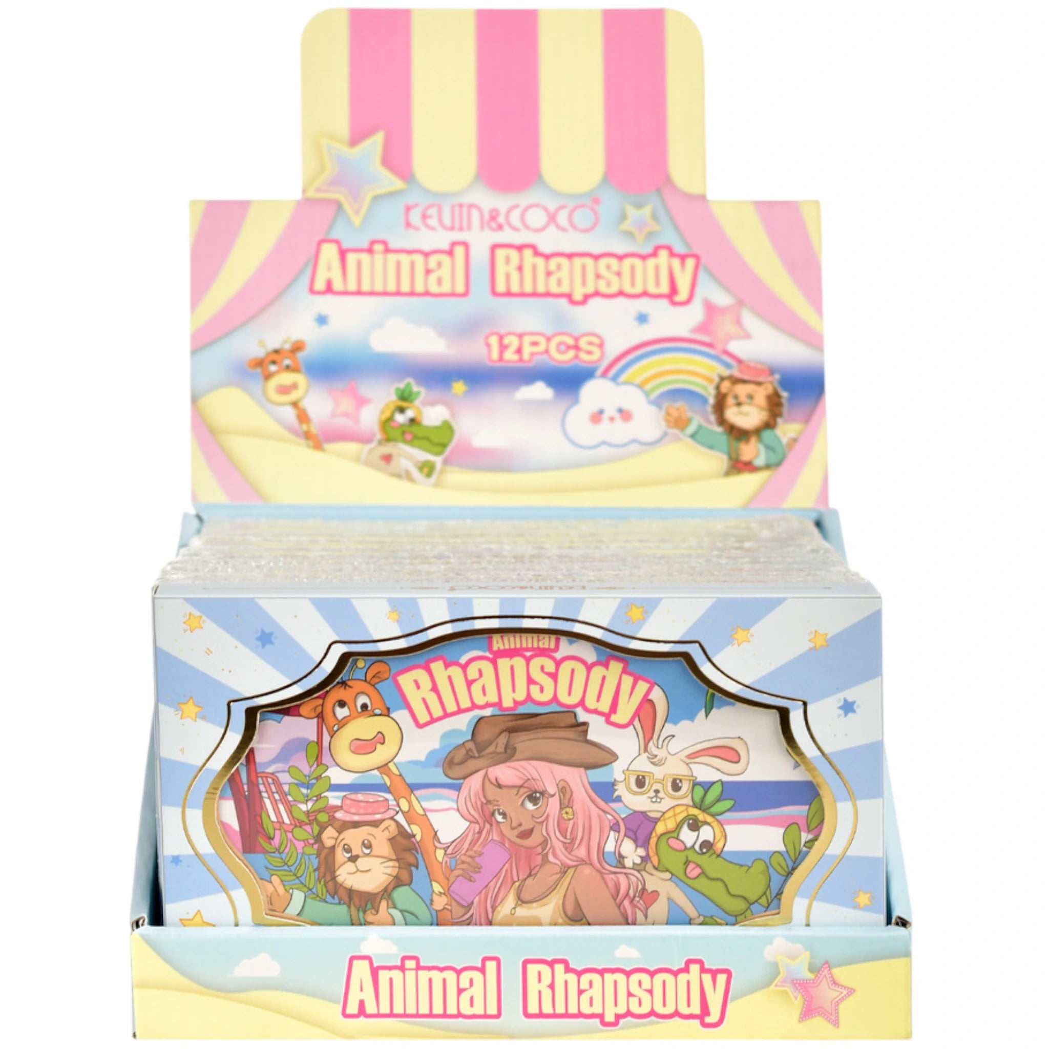 (12-pack) Kevin & Coco Animal Rhapsody Eyeshadow Palette - Thumbnail 3