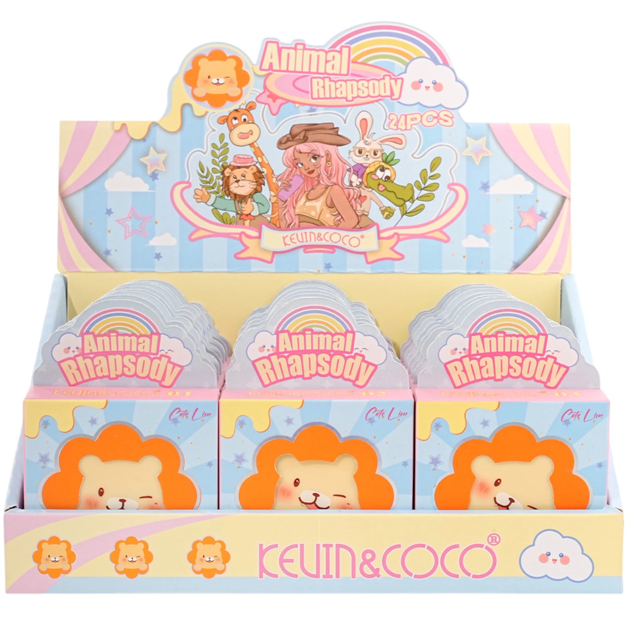 (24-pack) Kevin & Coco Animal Rhapsody Lip Mask