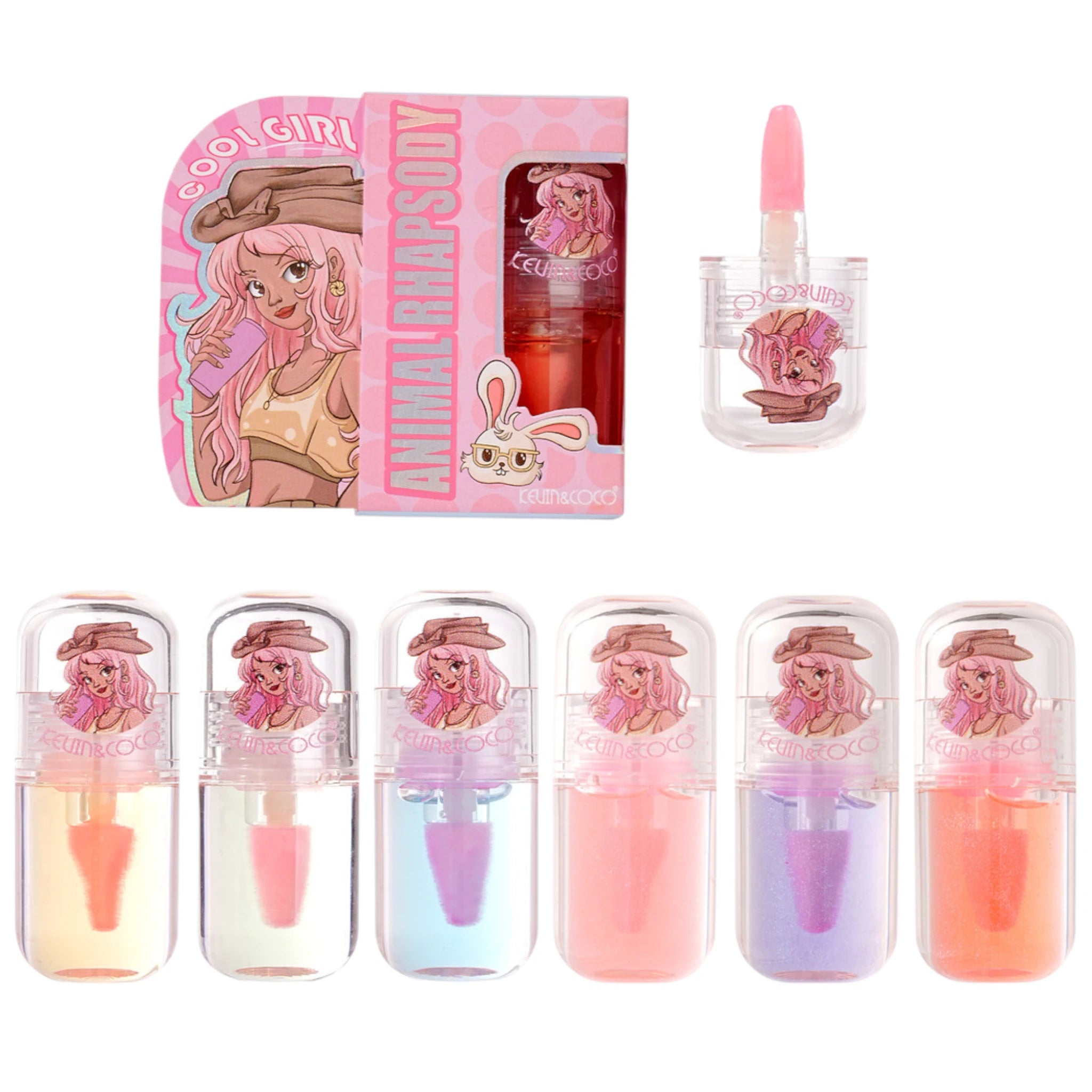 (24-pack) Kevin & Coco Animal Rhapsody Lip Oil - Thumbnail 2