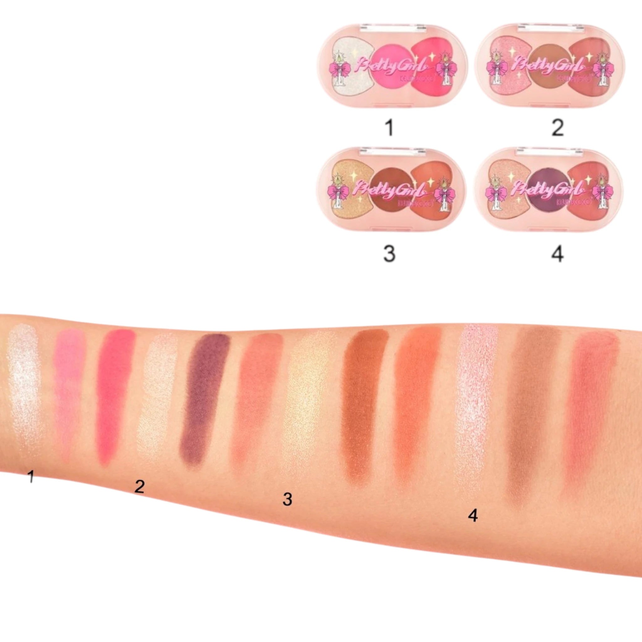 (24-pack) Kevin & Coco Bell 3 Color Eyeshadow - Thumbnail 3