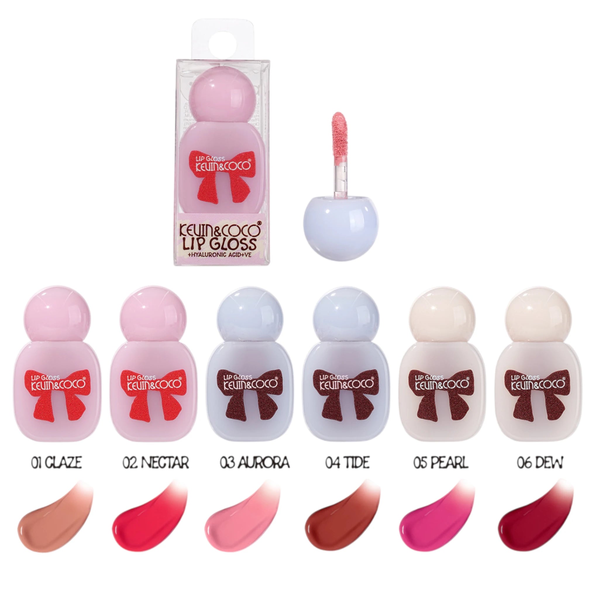 (36-pack) Kevin & Coco Bow Lip Gloss - Thumbnail 2