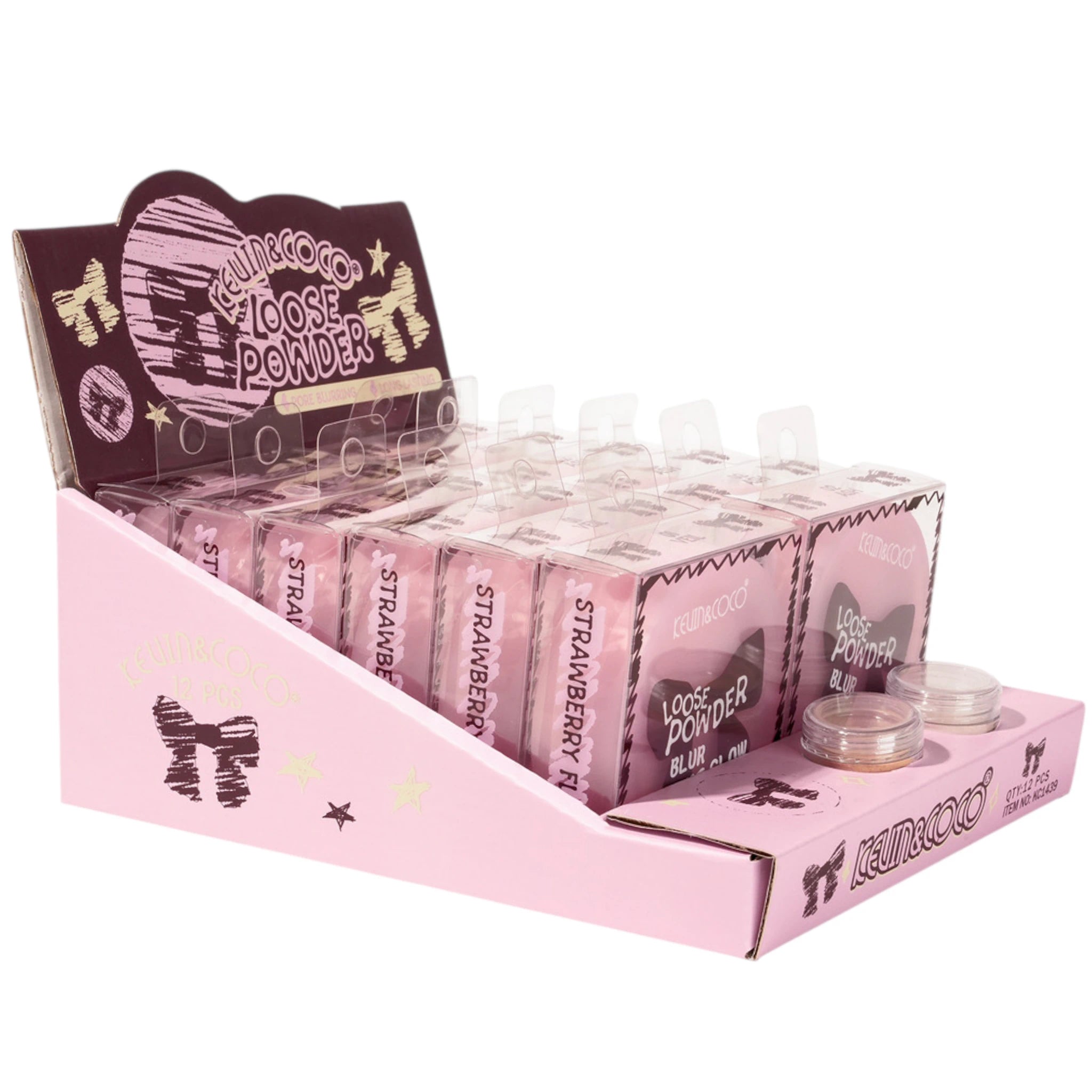 (12-pack) Kevin & Coco Bow Loose Powder - Thumbnail 2