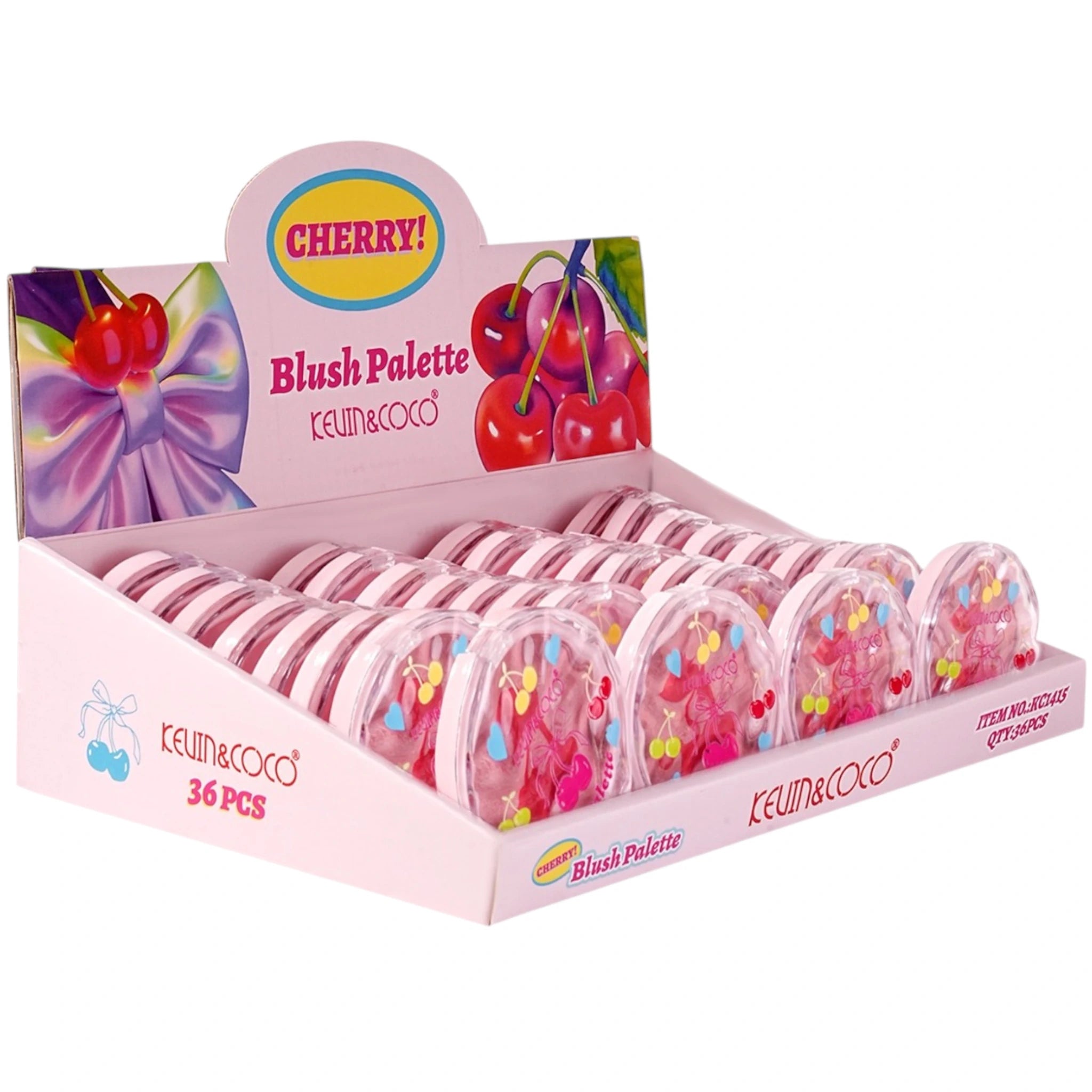 (36-pack) Kevin & Coco Cherry Blush Palette - Image 1
