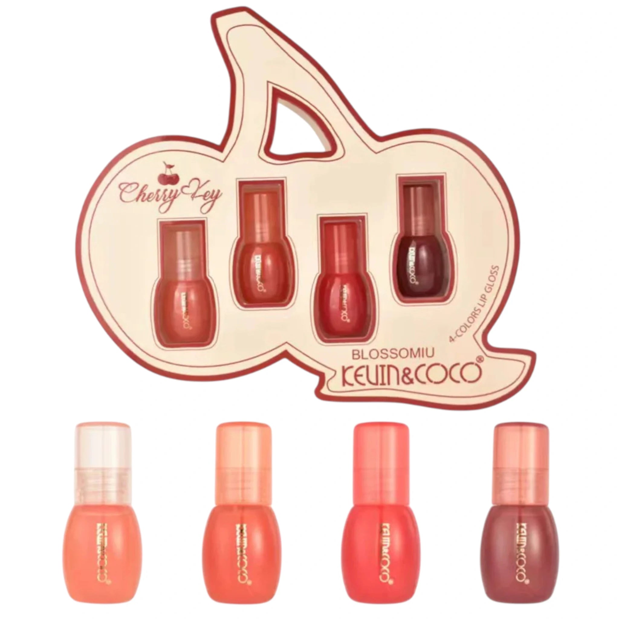 (6-pack) Kevin & Coco Cherry Key Lip Gloss Honeybri - Thumbnail 2