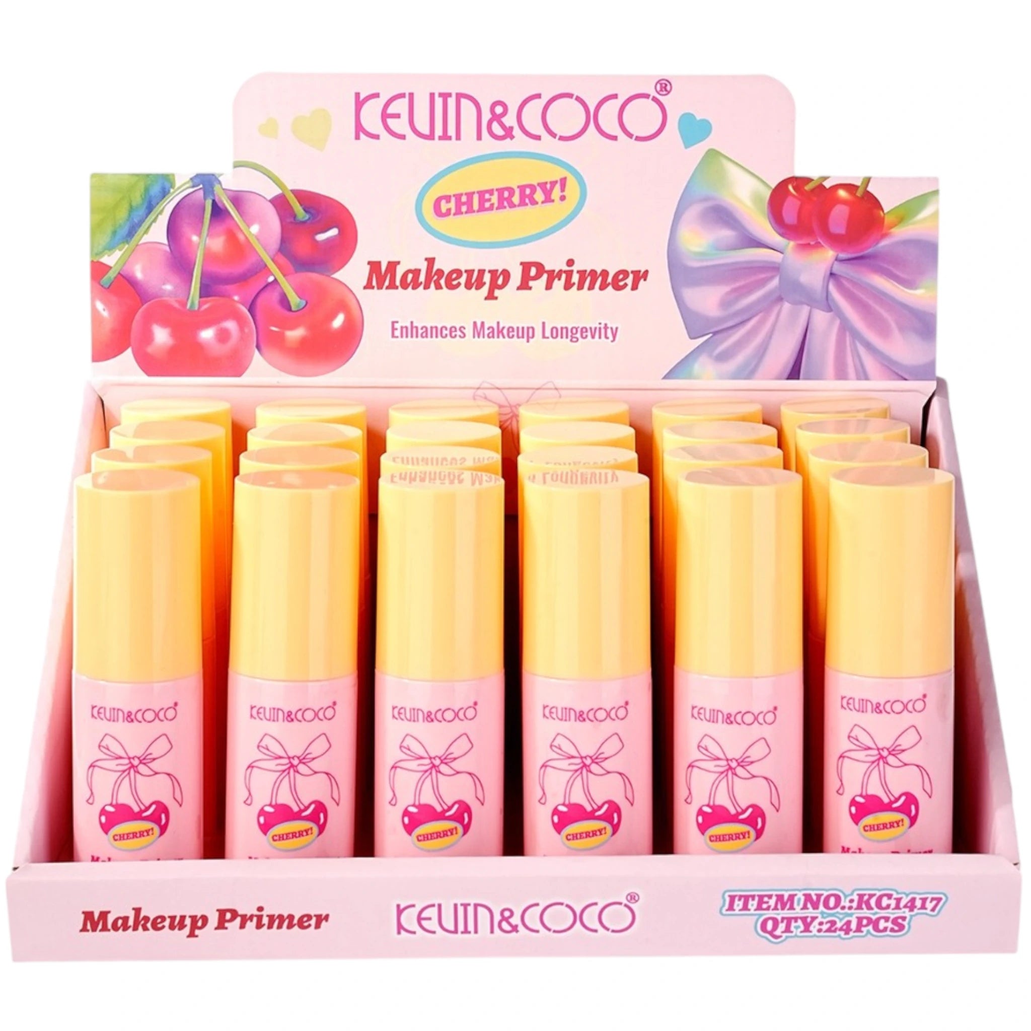 (24-pack) Kevin & Coco Cherry Makeup Primer - Image 1