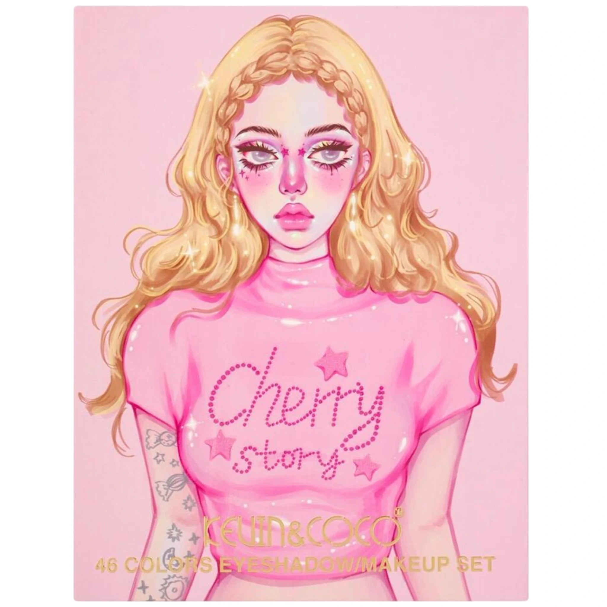 (6-pack) Kevin & Coco Cherry Story Eyeshadow Makeup (Set) - Thumbnail 3