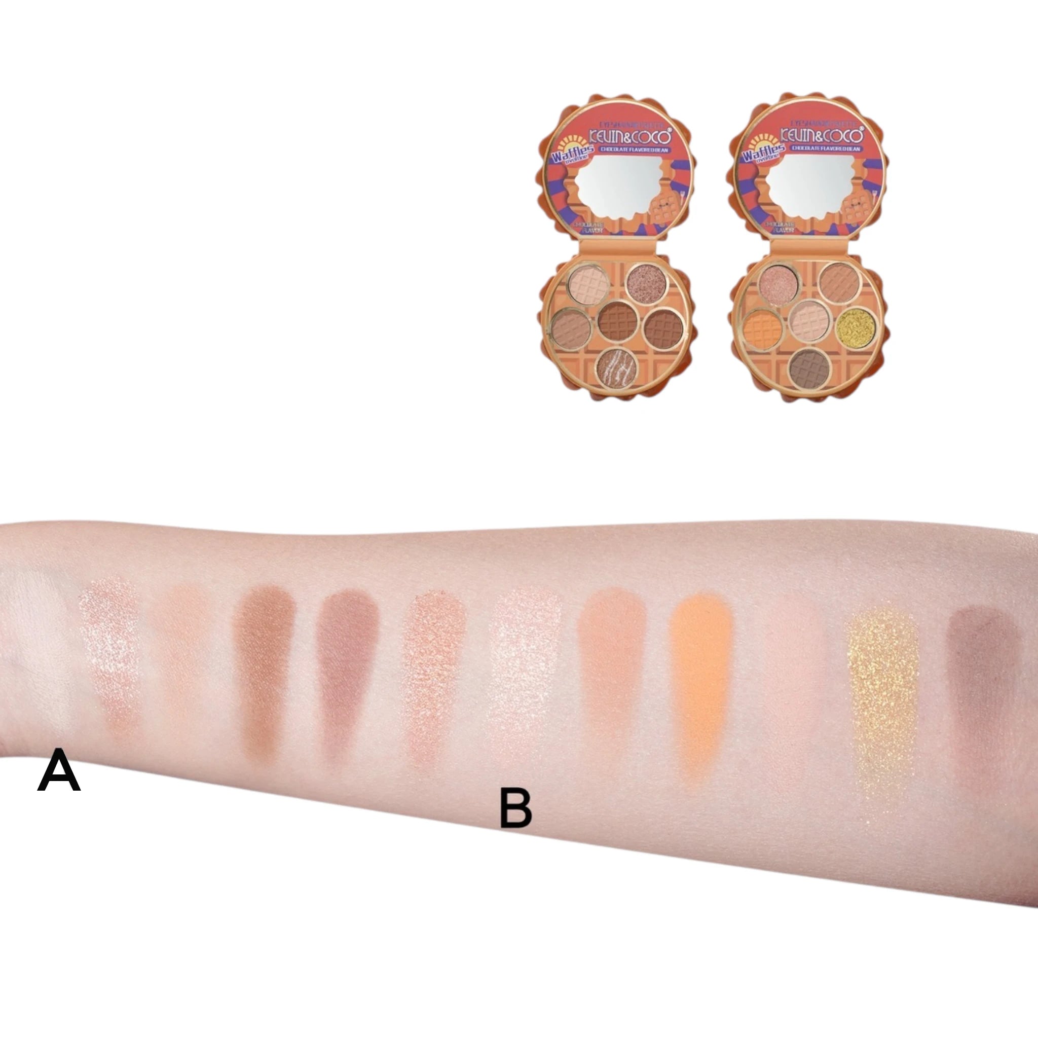 (12-pack) Kevin & Coco Chocolate Flavored Bean Eyeshadow Palette