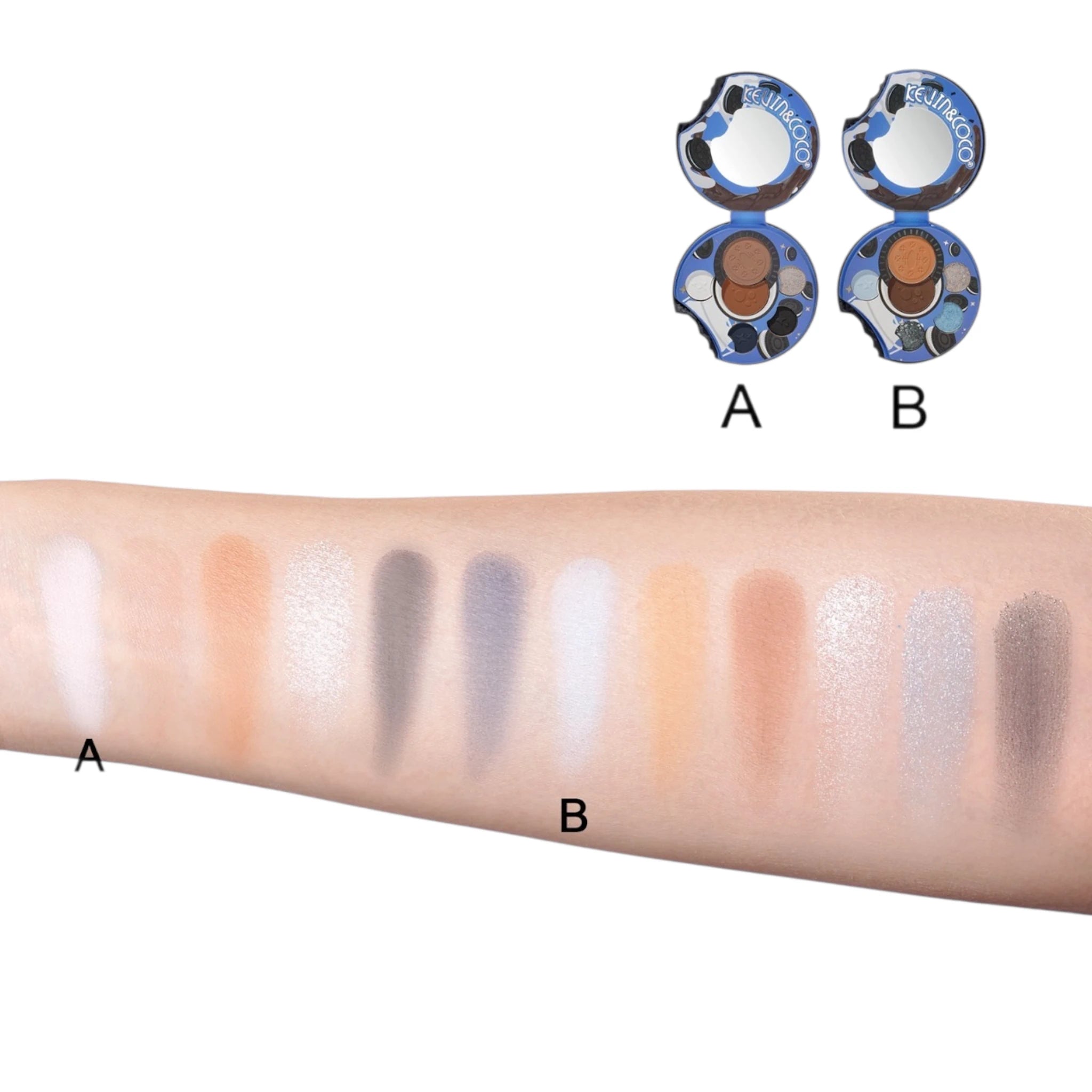 (12-pack) Kevin & Coco Chocolate Flavored Bean Face Palette